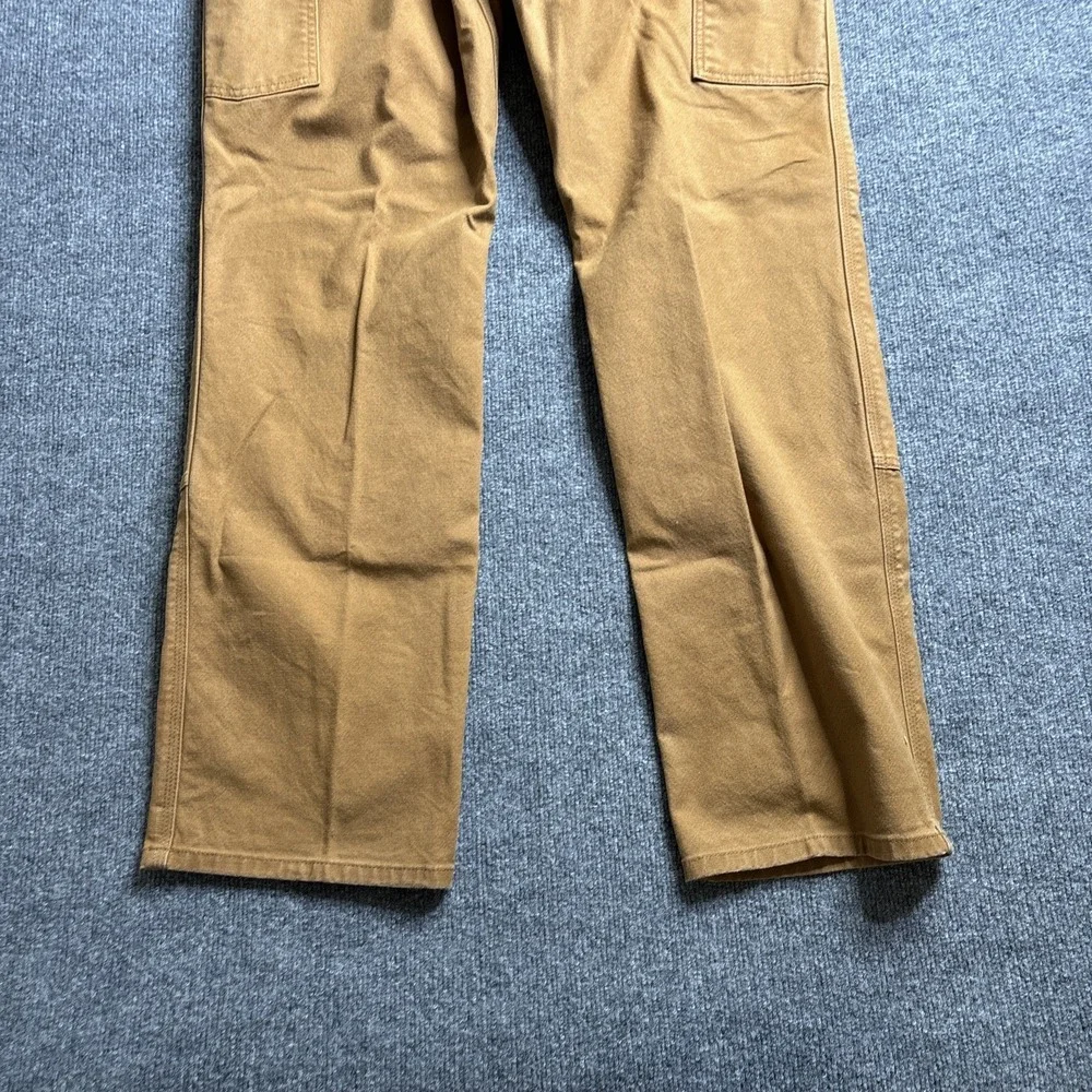 Carhartt Work Pants Men's 36x34 Brown Relaxed Fit‎ Double Front Duck 103334-211